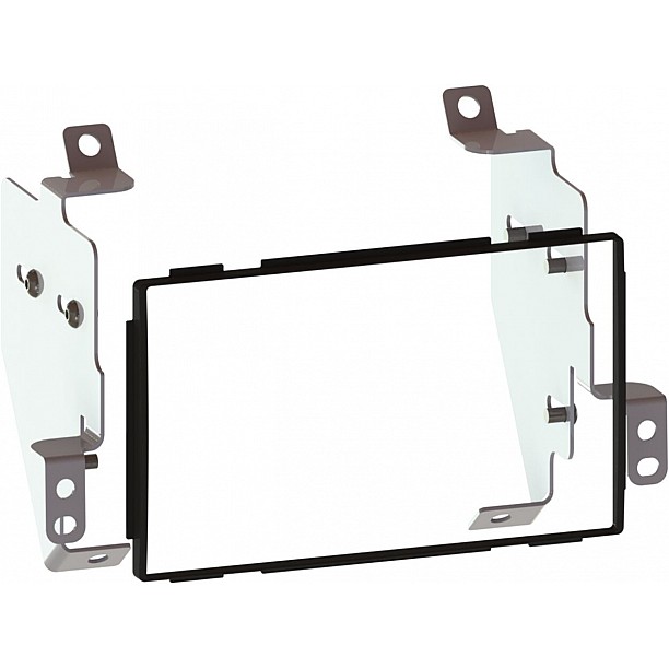 2-DIN Paneel Nissan Note 2006-2013 - kleur: Zwart