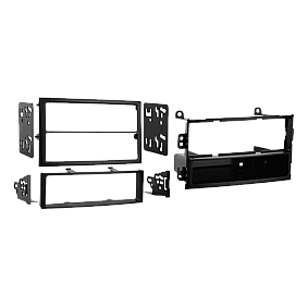 2-DIN Paneel Nissan 350Z (Z33) 2003-2005 - Kleur: zwart