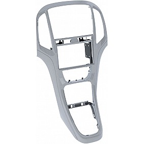 2-DIN Paneel Opel Astra J (P-J) 2009-2018 Kleur: Platin Zilver