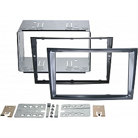 2-DIN Paneel Opel Corsa D(S07) / Antara (L-A) / Zafira (A-H)  Kleur: stealth-zwart