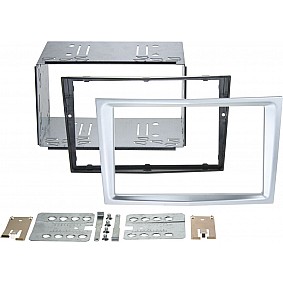 2-DIN Paneel Opel Astra - Corsa D - Zafira B - Kleur: Chrome