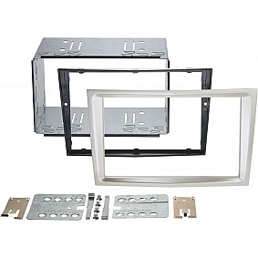 2-DIN Paneel Opel Astra H / Corsa D/ Zafira B/ Antara - Kleur: Satin Stone