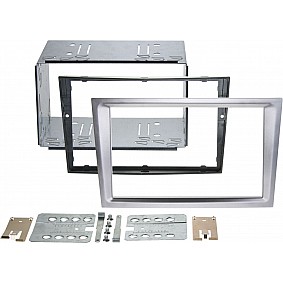 2-DIN Paneel Div. Modellen: Opel - Renault - Subaru - Suzuki - Kleur: Aluminium