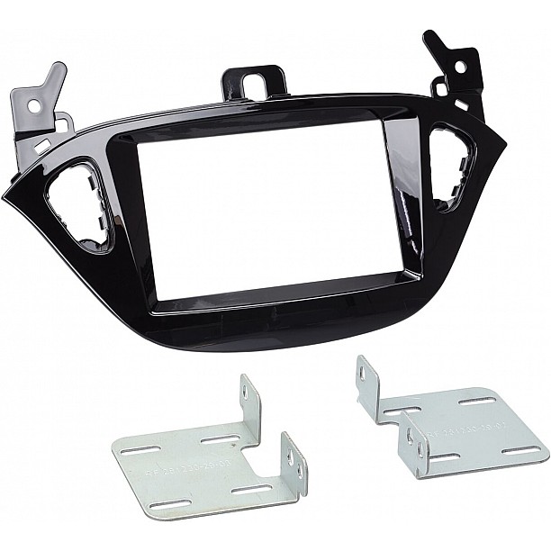 2-DIN Paneel Opel Adam/ Corsa E Kleur: Piano Zwart