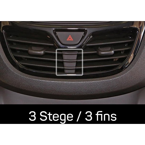 2-DIN Paneel Opel Karl 2015-2017 Kleur Piano Zwart