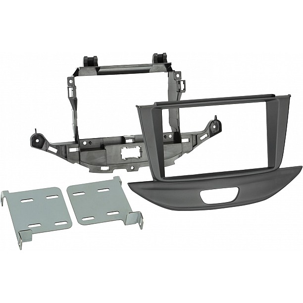 2-DIN Paneel Opel Astra K 2015-2019 Kleur: Zwart