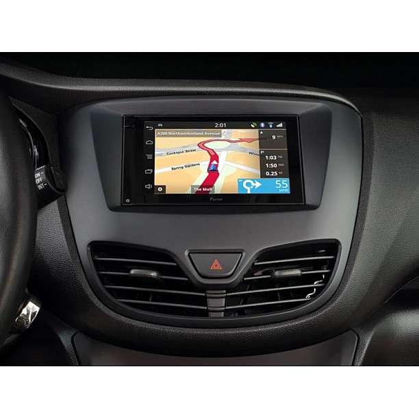 2-DIN Paneel Opel Karl 2017- Kleur Zwart