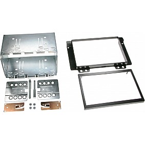 2-DIN Paneel Land Rover Land Rover Freelander (LN/LND Facelift) 2004-2006 Kleur: Zwart