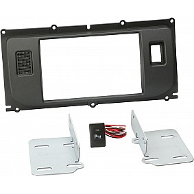 2-DIN Paneel Land Rover Evoque met PDC button 2011-2019 Kleur: Antraciet