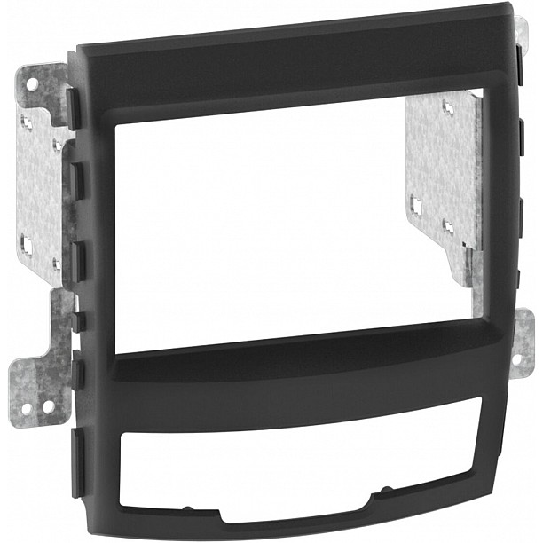 2-DIN Paneel SsangYong Korando (KS) 2010-2013 Kleur: Zwart 2-DIN Paneel SsangYong Korando (KS) 2010-2013 Kleur: Zwart