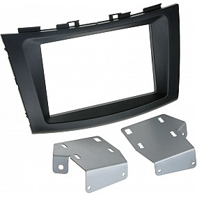 2-DIN Paneel Suzuki Swift (FZ/NZ) 2010-2017 Kleur: Zwart