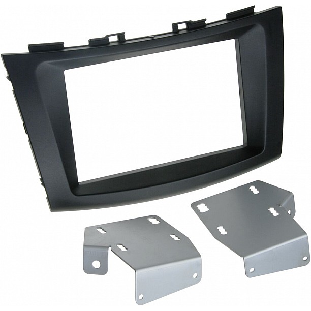 2-DIN Paneel Suzuki Swift 2010-2015 Kleur: Zwart