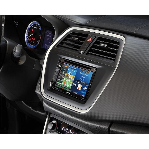 2-DIN Paneel Suzuki SX-4 / S-Cross 2013-2018 - Kleur: Zwart