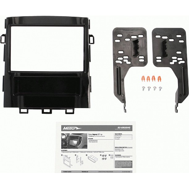 2-DIN radiopaneel met opbergvak Subaru Impreza(G5)/Crosstek(G5) (METRA)