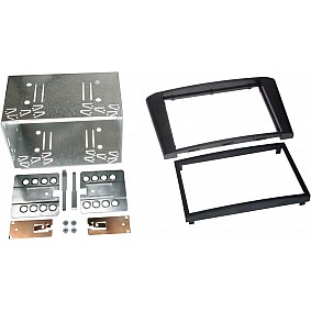2-DIN Paneel Toyota Avensis (T25) 2003-2009 Kleur: Zwart