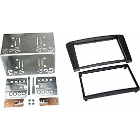 2-DIN Paneel Toyota Avensis 2003-2009 Kleur: Zwart