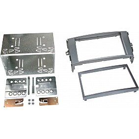 2-DIN Paneel Toyota Auris (E150) /Toyota Verso (AR2)  ->2013 | Kleur: Antraciet Grijs
