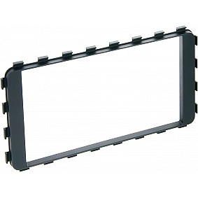 2-DIN Paneel Toyota iQ (AJ1) 2009-2019 Kleur: Zwart