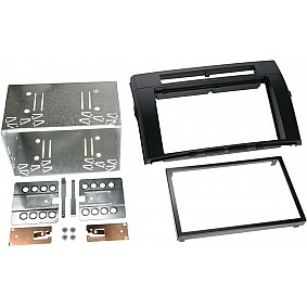 2-DIN Paneel Toyota Corolla Verso 2004-2009 - Kleur: zwart