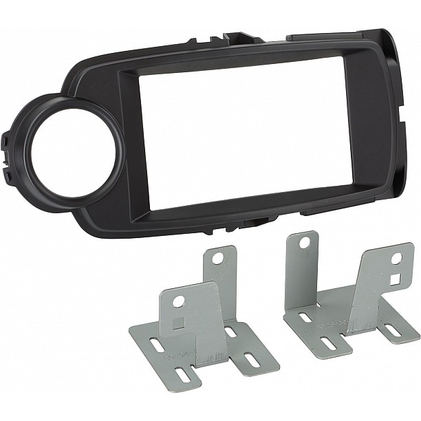 2-DIN Paneel Toyota Yaris 2014- 2019 Kleur: Zwart