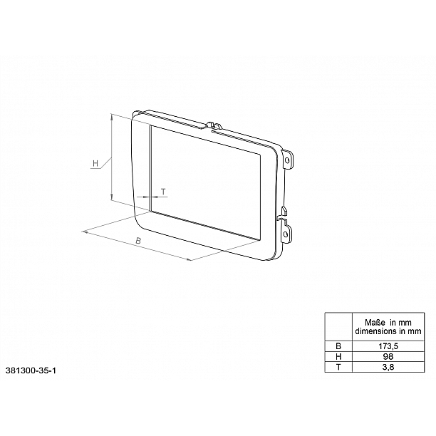 2-DIN Paneel Toyota Yaris 2006-2011 - Kleur: Zilver