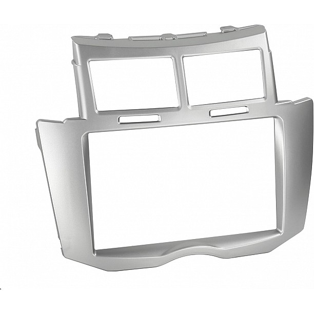 2-DIN Paneel Toyota Yaris 2006-2011 - Kleur: Zilver