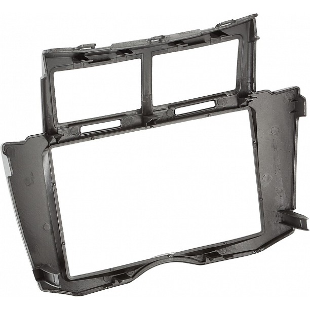 2-DIN Paneel Toyota Yaris 2006-2011 - Kleur: Zwart