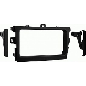 2-DIN radiopaneel Toyota Corolla/Verso(AR2)2009-2018 zwart (METRA)