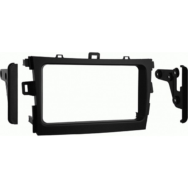 2-DIN radiopaneel Toyota Corolla/Verso(AR2)2009-2018 zwart (METRA) 2-DIN radiopaneel Toyota Corolla/Verso(AR2)2009-2018 zwart (METRA)