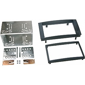 2-DIN Paneel Volkswagen T5 Transporter(7H) / Multivan (7H) Touareg I (7L) - Kleur: Zwart