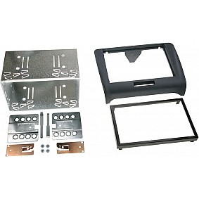 2-DIN Paneel Audi TT (8J) 2006-2014 Kleur: Zwart