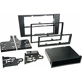 2-DIN Paneel Audi A4 Symphony 1999-2000 Kleur: Zwart (METRA)