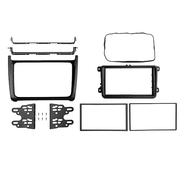 2-DIN frame Volkswagen Polo 2014-2017 Piano Zwart 2-DIN frame Volkswagen Polo 2014-2017 Piano Zwart