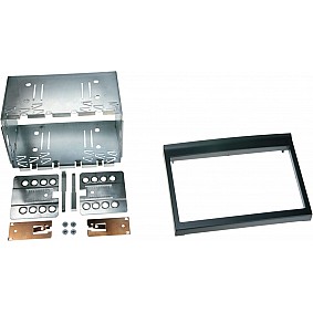 2-DIN Paneel Porsche 911(996)/ Porsche Boxter (986) - Kleur: zwart
