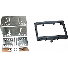 2-DIN Paneel Porsche 911 (997) / Boxster (987) / Cayman (987C)  - Kleur: zwart