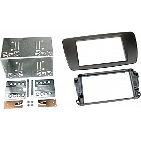 2-DIN Paneel Seat Ibiza (6J) 2008-2017 - Nit Zwart