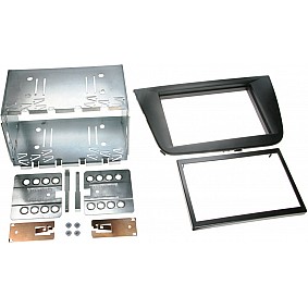 2-DIN Paneel Seat Altea (5P/5PN)  Altea XL (5P/5PN)  Toledo (5P/5PN)  Kleur: Zwart