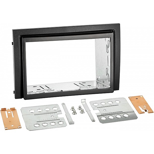 2-DIN Paneel Skoda Fabia 2003-2007 Kleur: Zwart