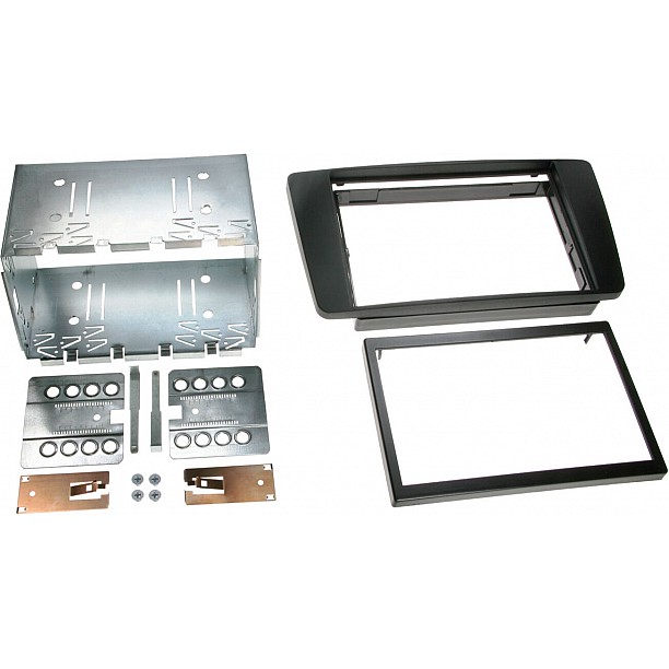 2-DIN Paneel Skoda Octavia (1Z) / Skoda Yeti (5L)  Kleur: Zwart