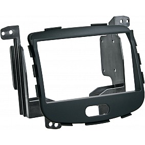 2-DIN Paneel Hyundai I10 (PA) 2008-2013 - Kleur: Rubbertouch zwart