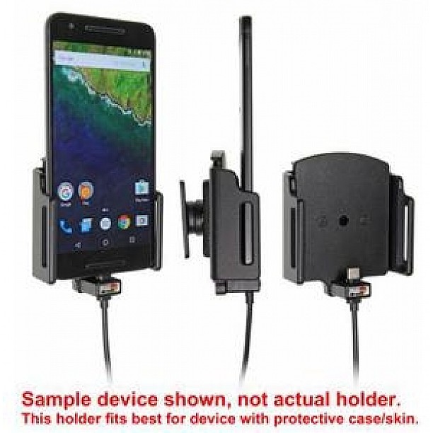 Brodit houder - Universele houder USB-C met 12V USB plug 75-89mm / 12-16mm Brodit houder - Universele houder USB-C met 12V USB plug 75-89mm / 12-16mm