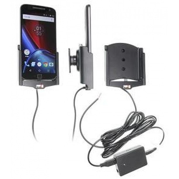 Brodit houder - Motorola Moto G4 Actieve houder met vaste voeding Brodit houder - Motorola Moto G4 Actieve houder met vaste voeding