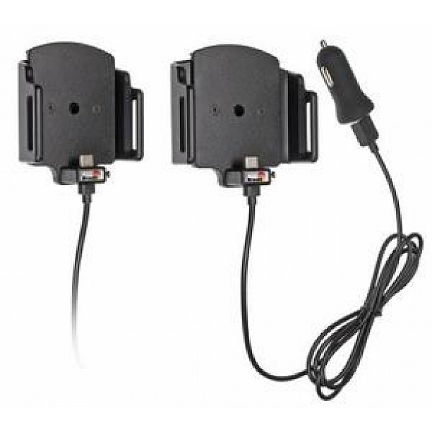 Brodit houder - Universele houder USB-C met 12V USB plug 62-77mm / 6-10 mm Brodit houder - Universele houder USB-C met 12V USB plug 62-77mm / 6-10 mm
