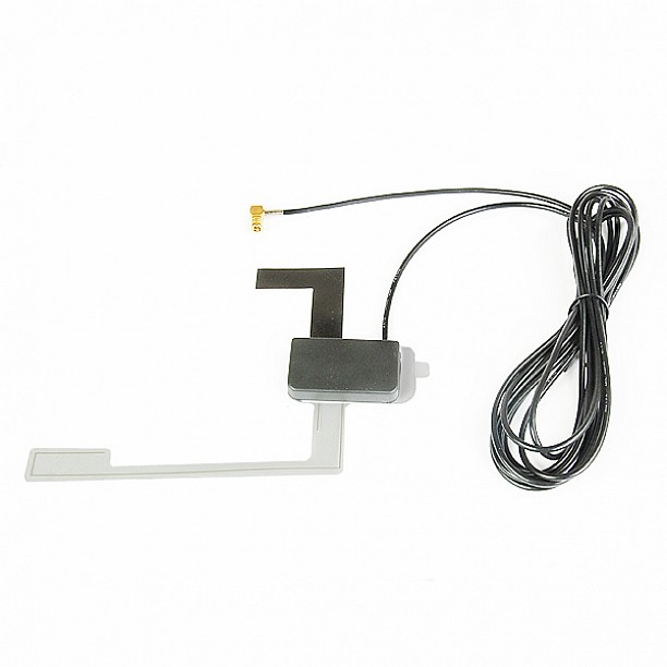 Universele DAB plakantenne 3m kabel. DAB+ SMB F 90graden, 12volt, fantoom voeding Universele DAB plakantenne 3m kabel. DAB+ SMB F 90graden, 12volt, fantoom voeding