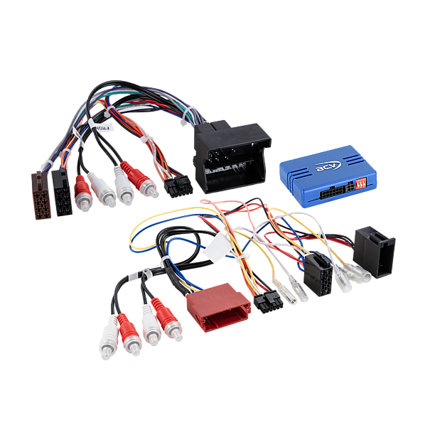 Stuurwiel bediening Audi / Seat Exeo ISO/ Quadlock AMP>RCA Stuurwiel bediening Audi / Seat Exeo ISO/ Quadlock AMP>RCA