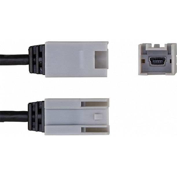 USB-adapter universeel Mini-USB grijs>USB-A