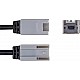 USB-adapter universeel mini USB grijs>USB-A los