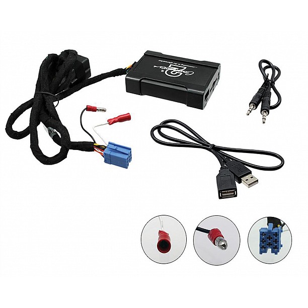 USB Interface Volkswagen Beetle/ Bora/ Golf 2/ Lupo/ Passat/ Polo/ Sharan/ T4