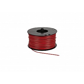 Voedingskabel haspel 1.50 mm² rood 100 Meter