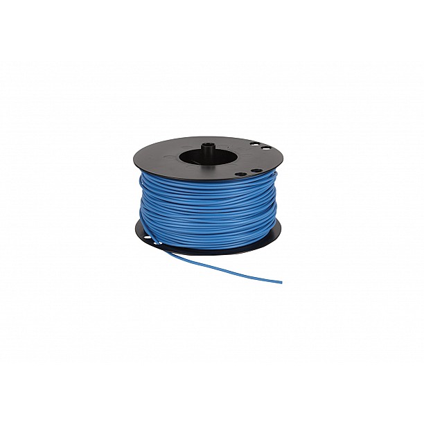 Voedingskabel haspel 1.50 mm² blauw 100 Meter